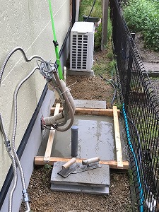 守山市U様邸　エコキュート取替え途中４